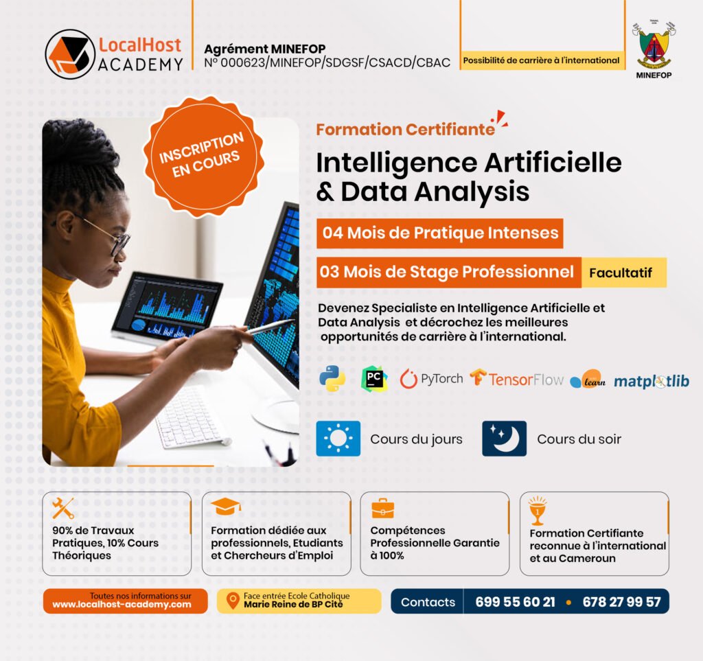 Formation en Intelligence Artificielle et Data Analysis