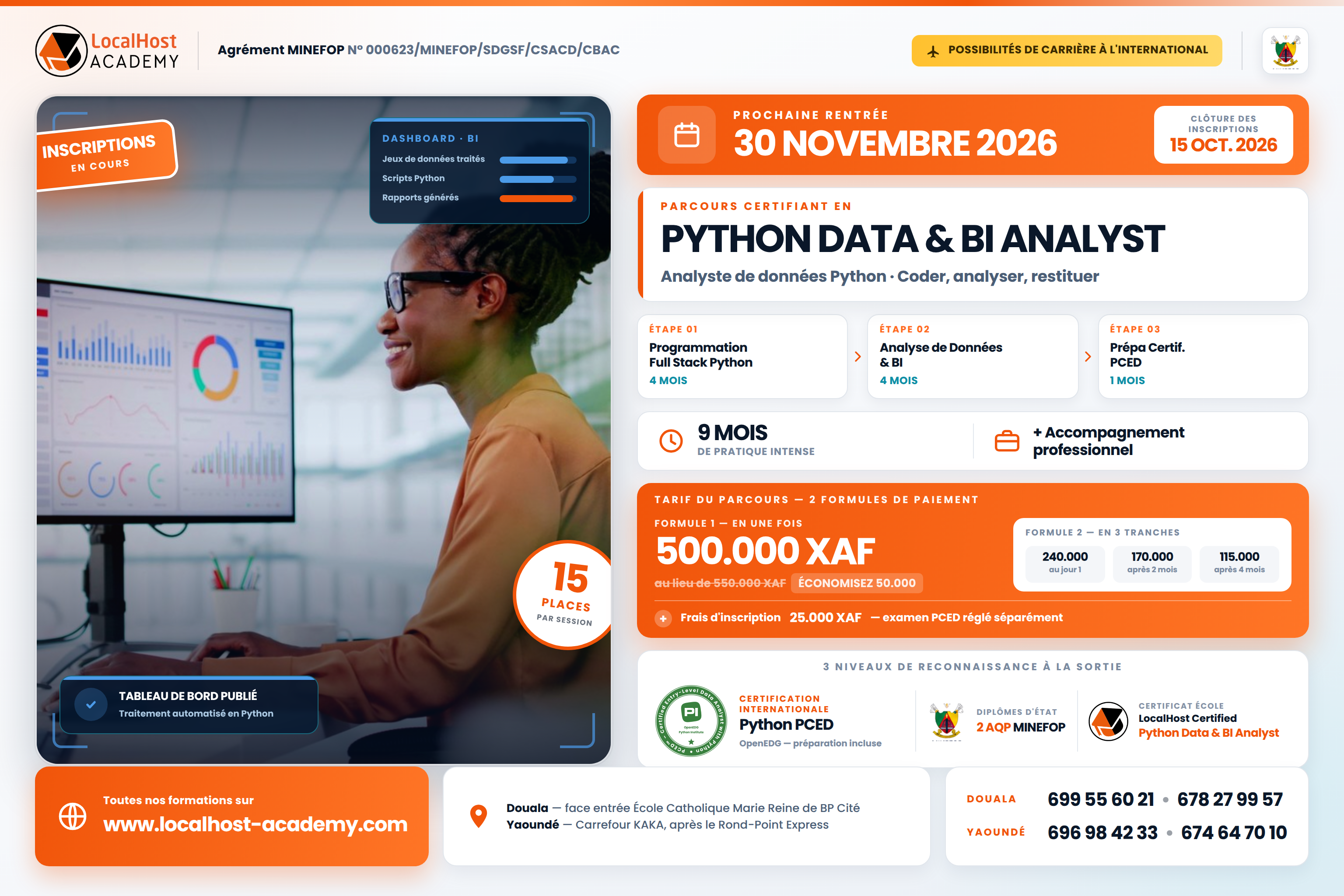 Flyer formation Python Data & BI Analyst