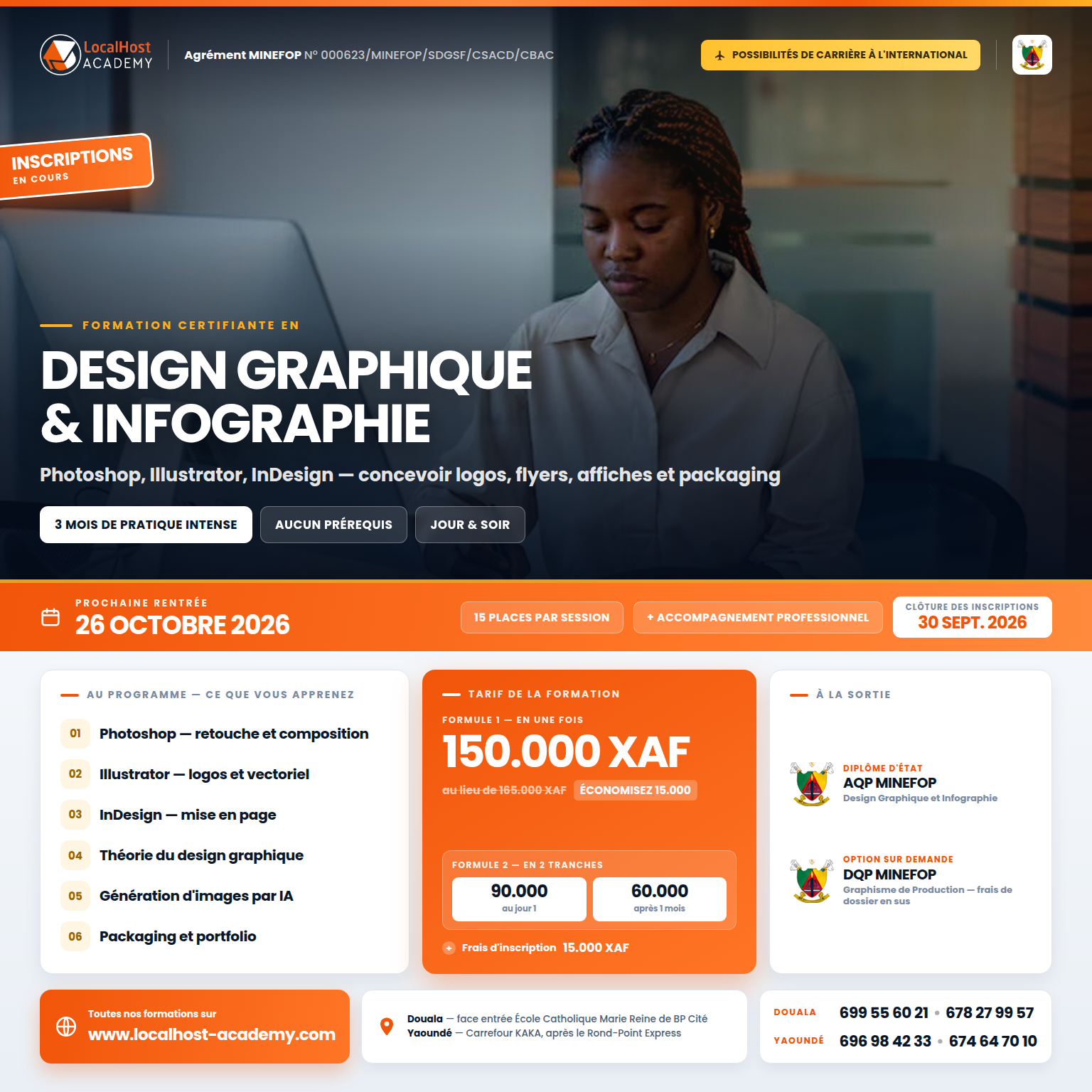 Flyer formation Design Graphique & Infographie