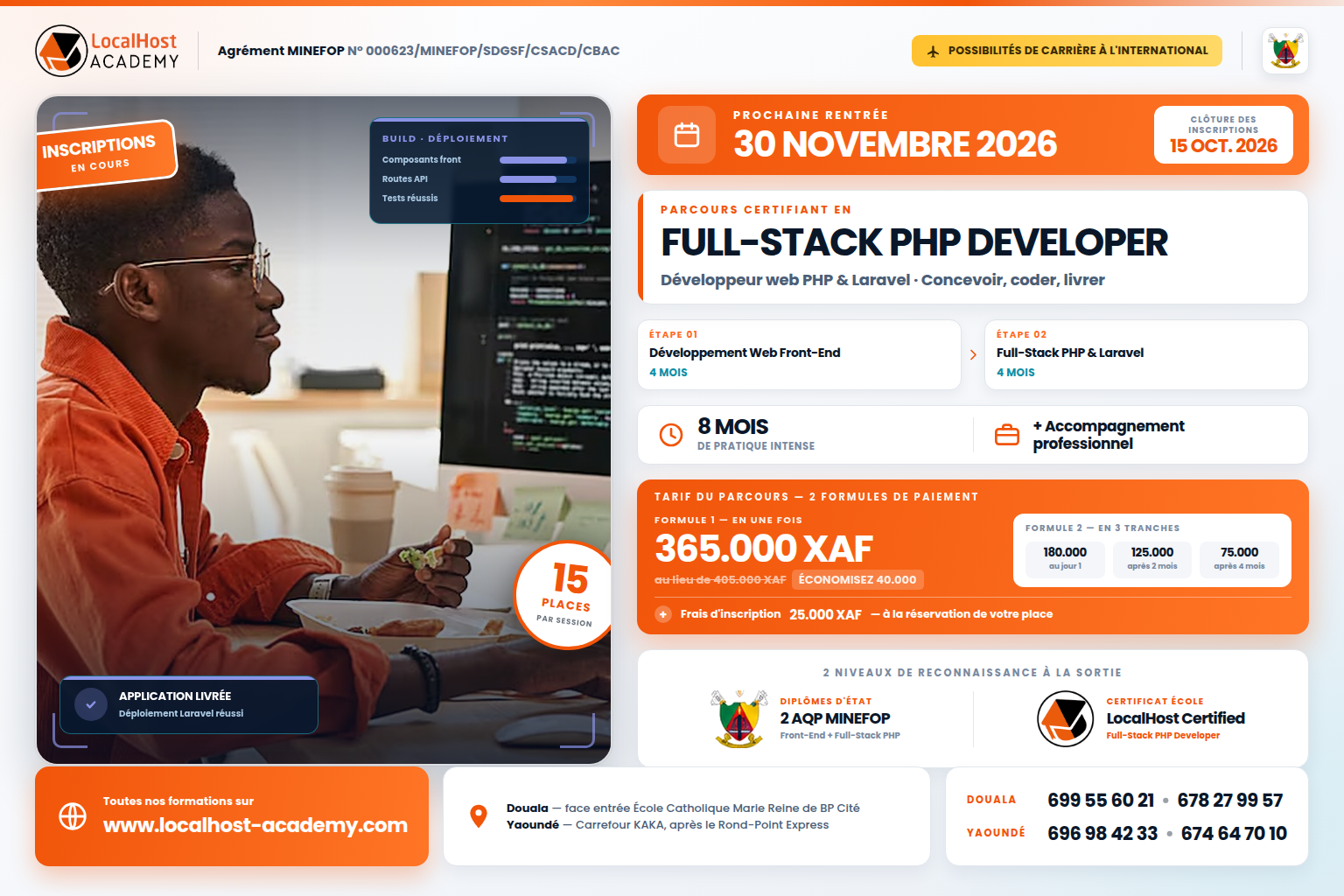 Flyer formation Full-Stack PHP Developer