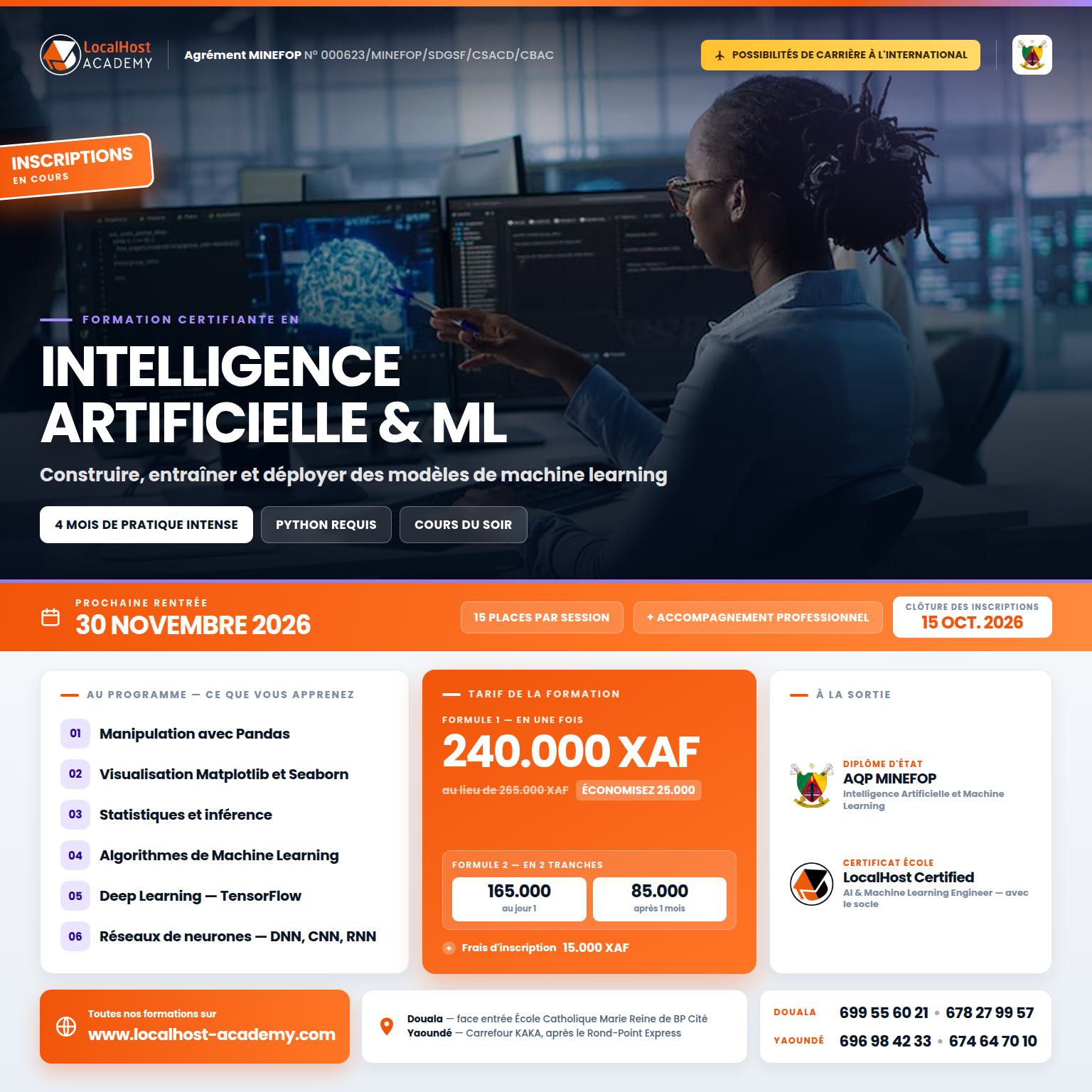 Flyer formation Intelligence Artificielle & ML