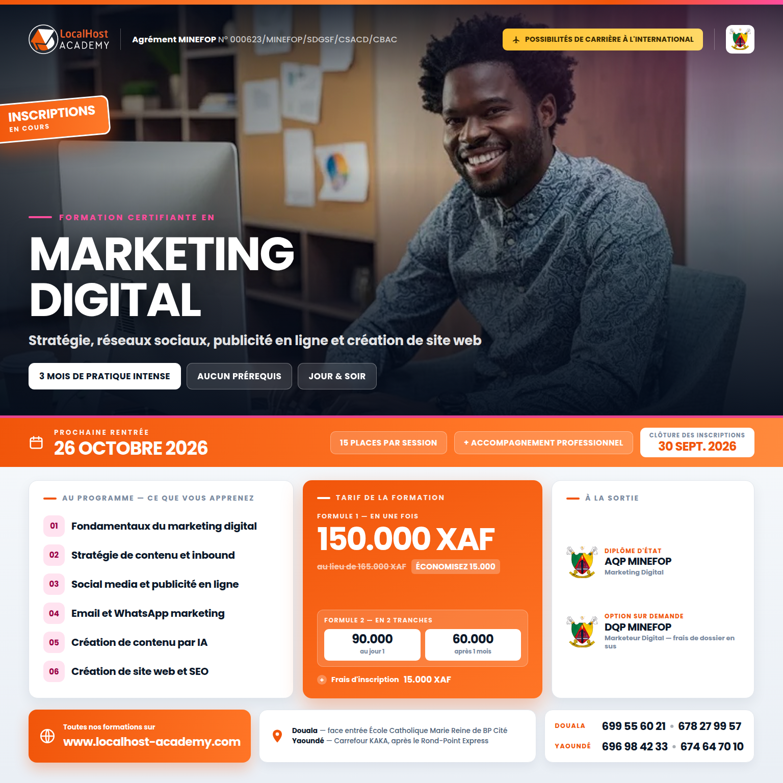 Flyer formation Marketing Digital