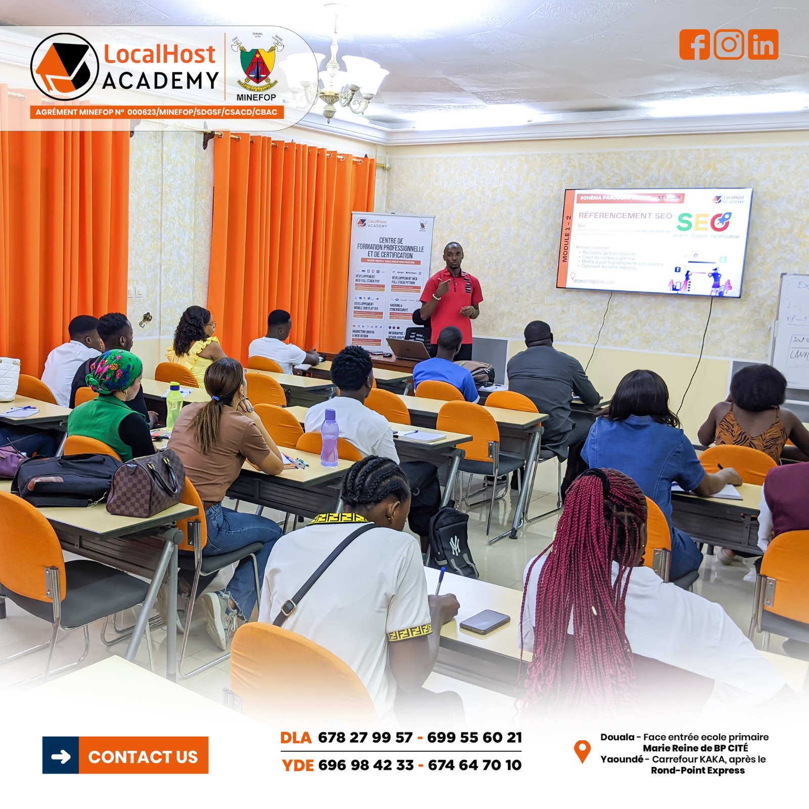 Session de formation — campus LocalHost Academy
